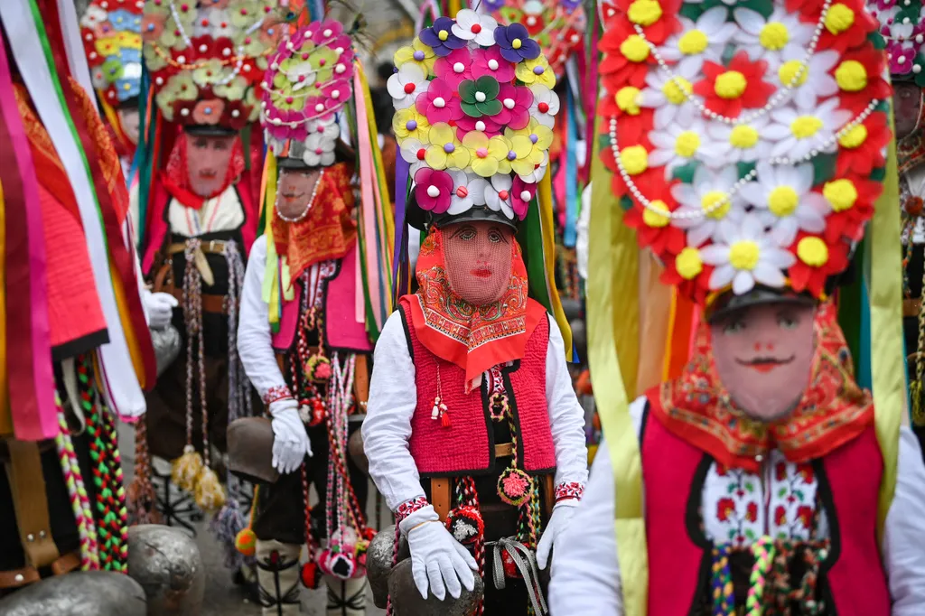 Különleges álarcos fesztivál Bulgáriában, galéria, 2023 