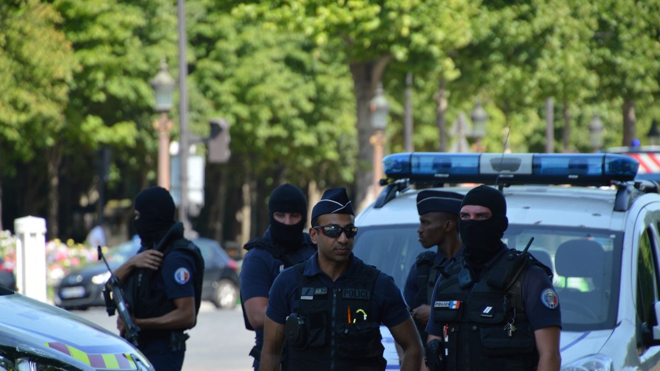 France: Car rams police van on Champs Elysees 