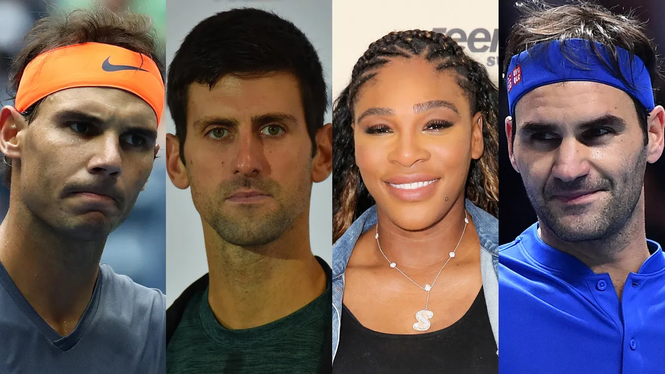 Rafael Nadal, Novak Djokovic, Serena Williams, Roger Federer, Tennis 2018 