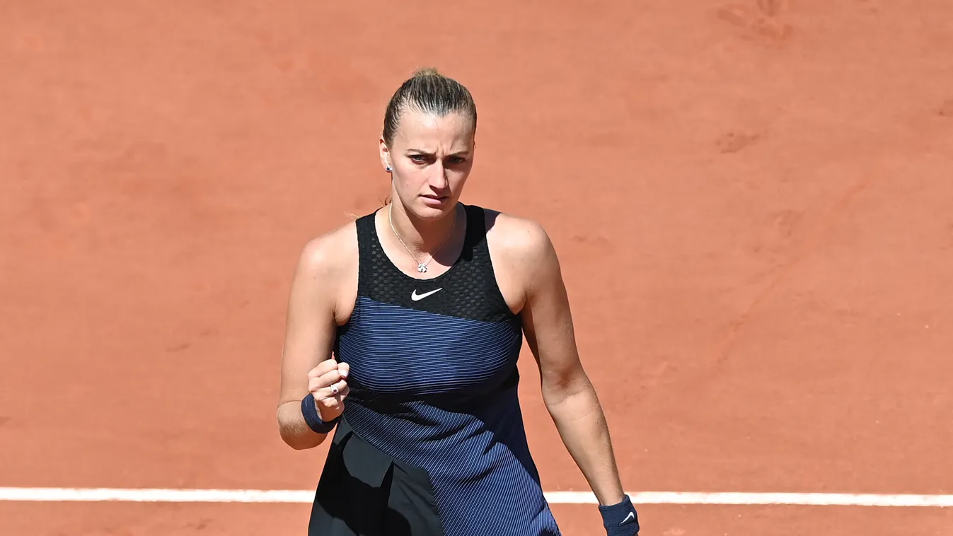 French Open 2021 Day 1- Greet Minnen vs Petra Kvitova French Open,Greet Minnen,Petra Kvitova,Tennis,tournament Vertical 