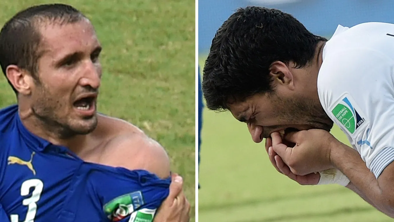 Giorgio Chiellini, Luis Suárez, foci, foci-vb 