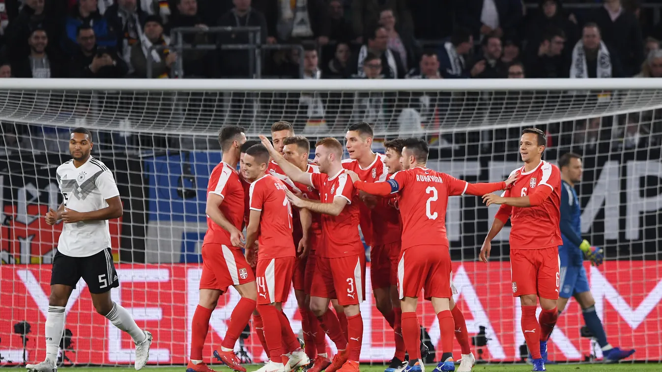 GES / Football / Germany - Serbia, 20.03.2019 MAN male FRIENDLY MATCH professional footballer football shirt national team international men TEST ball sport A-national Team SPORT A Team Soccer SOCCER PLAYER PROFESSIONAL Test Match A National Team SP Footb