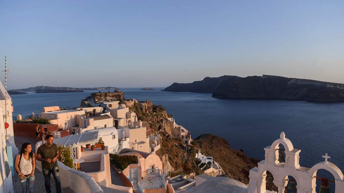 Santorini turizmus koronavírus Görögország 