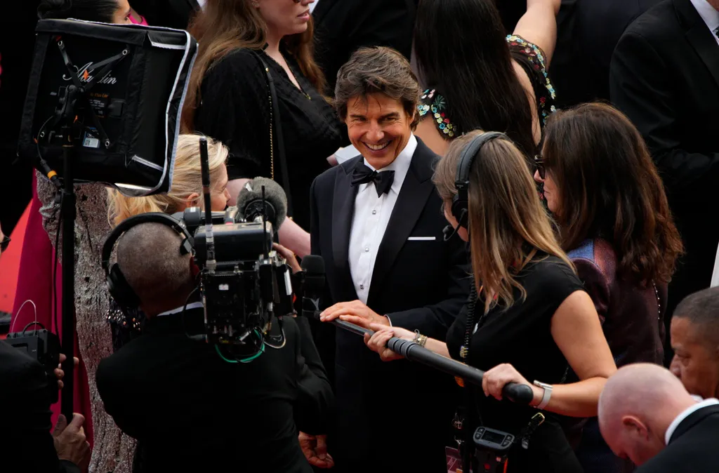 CRUISE, Tom Cannes, 2022. május 18.
Tom Cruise amerikai színész érkezik a Top Gun: Maverick című filmjének világpremierjére a 75. Cannes-i Nemzetközi Filmfesztiválon 2022. május 18-án.
MTI/AP/Daniel Cole 