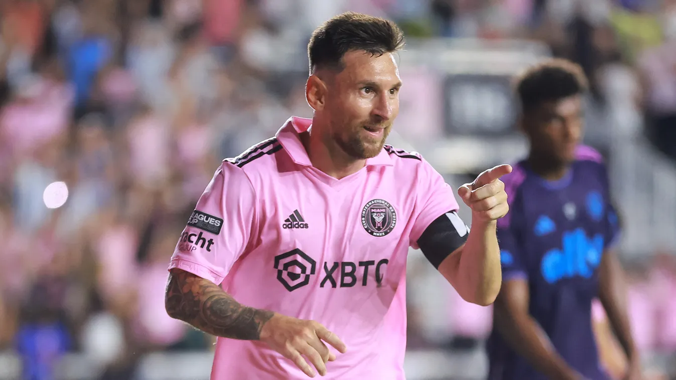 Leagues Cup 2023 - Quarterfinals: Charlotte FC v Inter Miami CF GettyImageRank2 Ten People Waist Up Soccer USA Florida - US State Fort Lauderdale One Person Incidental People Photography Major League Soccer Lionel Messi Second Half - Sport Scoring a Goal 