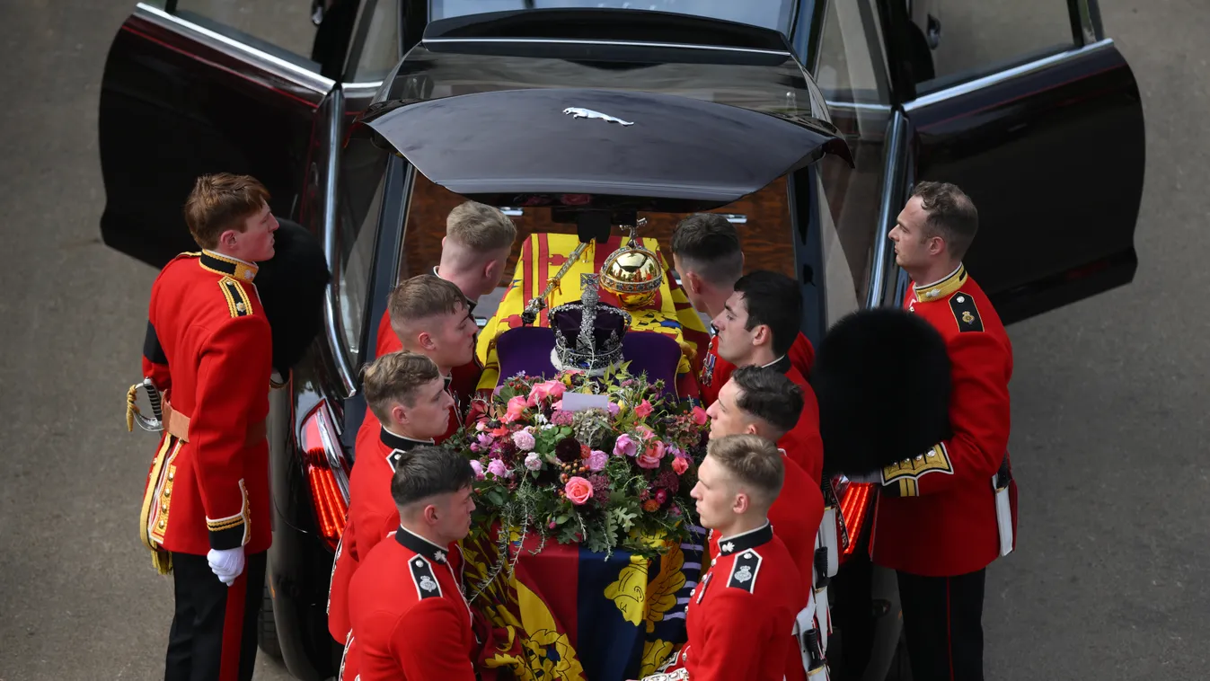 II. Erzsébet brit királynő, II. Erzsébet temetése, temetés, halála, II. Erzsébet halála, királynő, royals deat, III. Károly brit király, koporsó 