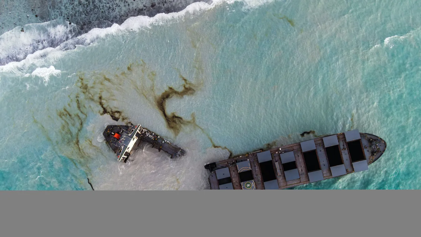 Zátonyra futott olajszállító Mauritiusnál 