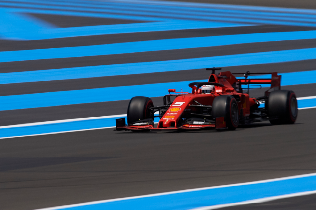 Forma-1, Francia Nagydíj, Sebastian Vettel, Ferrari 