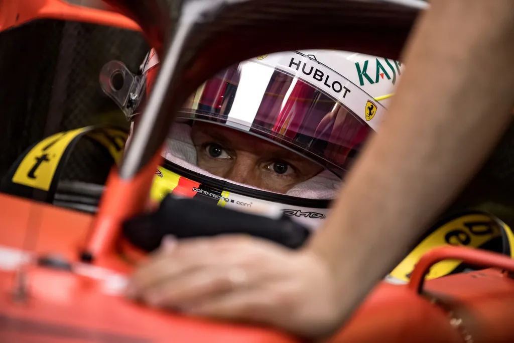 Forma-1, Bahreini Nagydíj, péntek, Sebastian Vettel, Scuderia Ferrari 