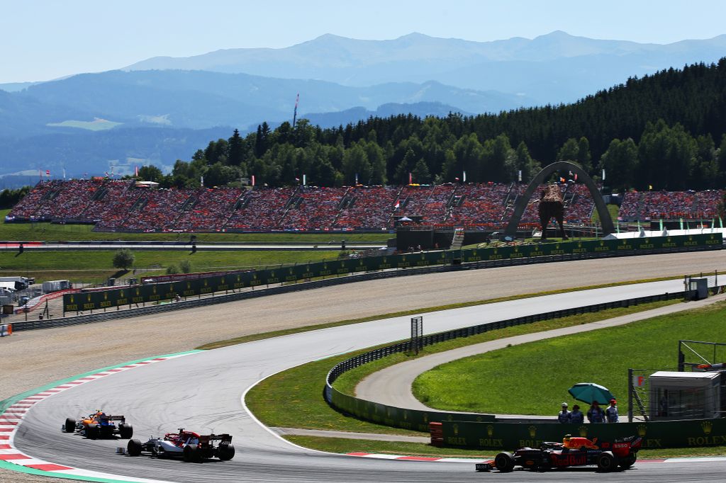 Forma-1, Osztrák Nagydíj, Räikkönen, Gasly, Alfa Romeo, Red Bull 