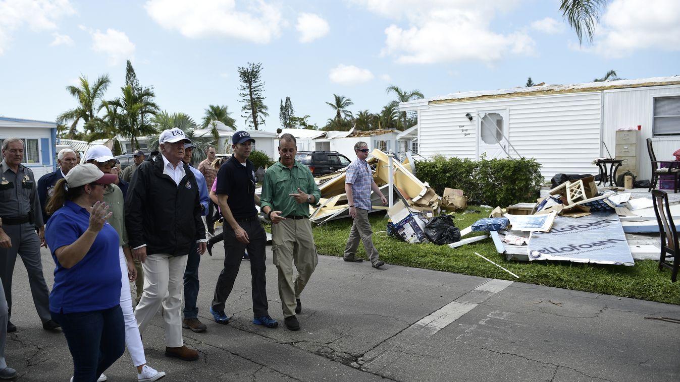 Donald Trump Florida Irma hurrikán 