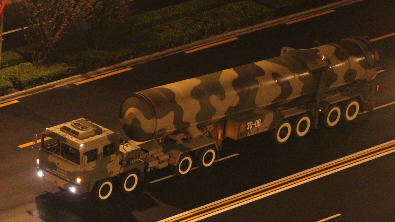 DF-41 kínai rakétatelepítés 