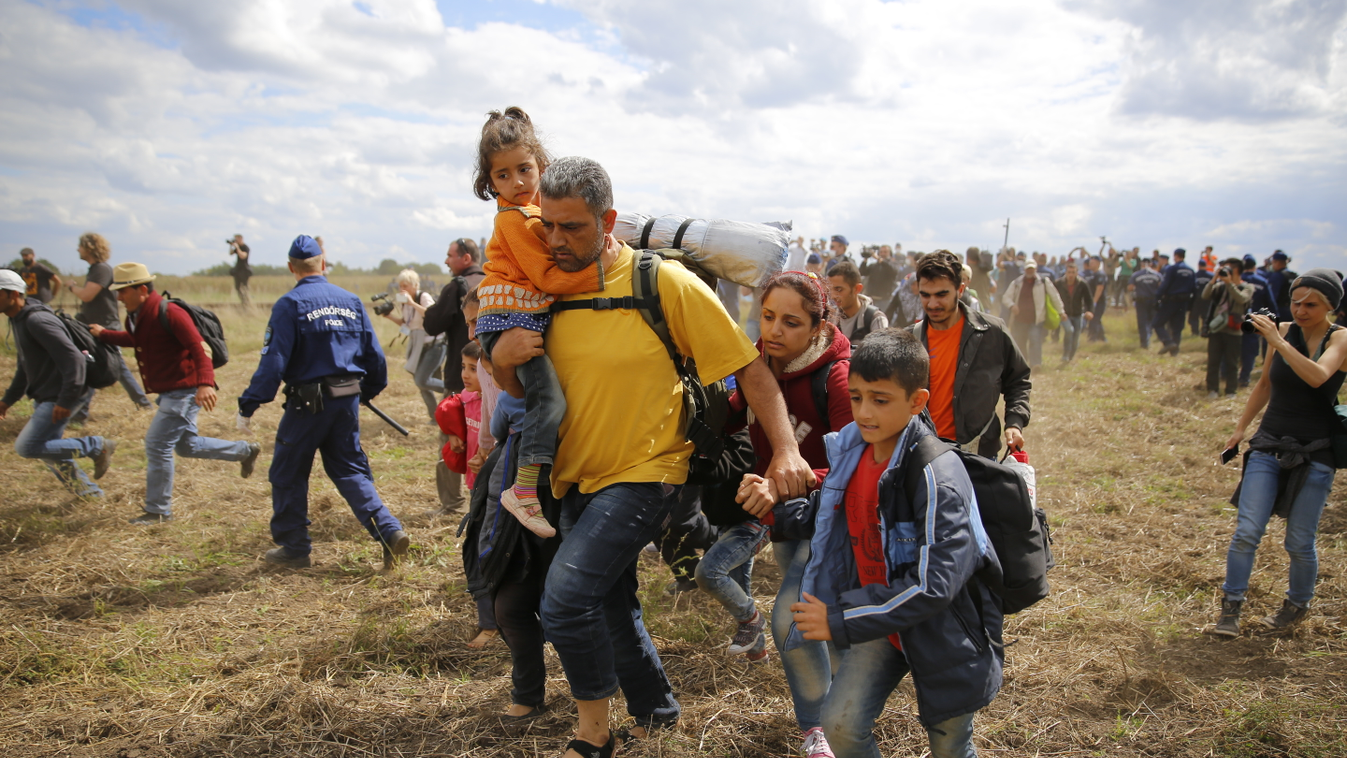 Röszke kitörtek a menekültek a tábor 
