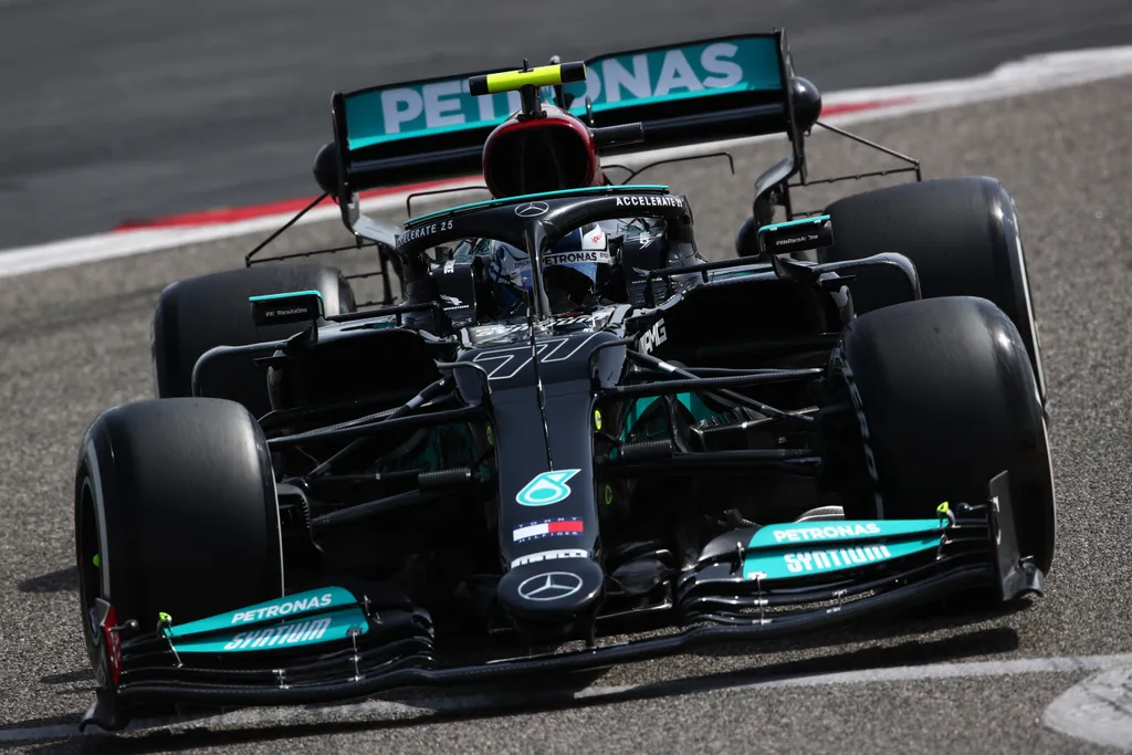 Forma-1, tesztelés, Valtteri Bottas, Mercedes 