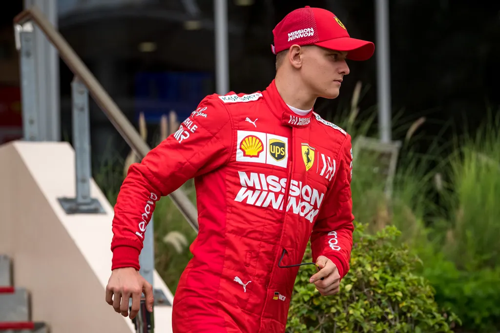 Forma-1, teszt, Bahrein, Mick Schumacher, Scuderia Ferrari 