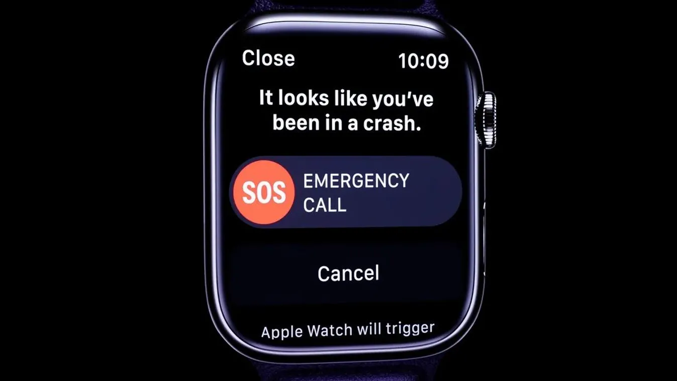 Apple Watch ütközésérzékelés 