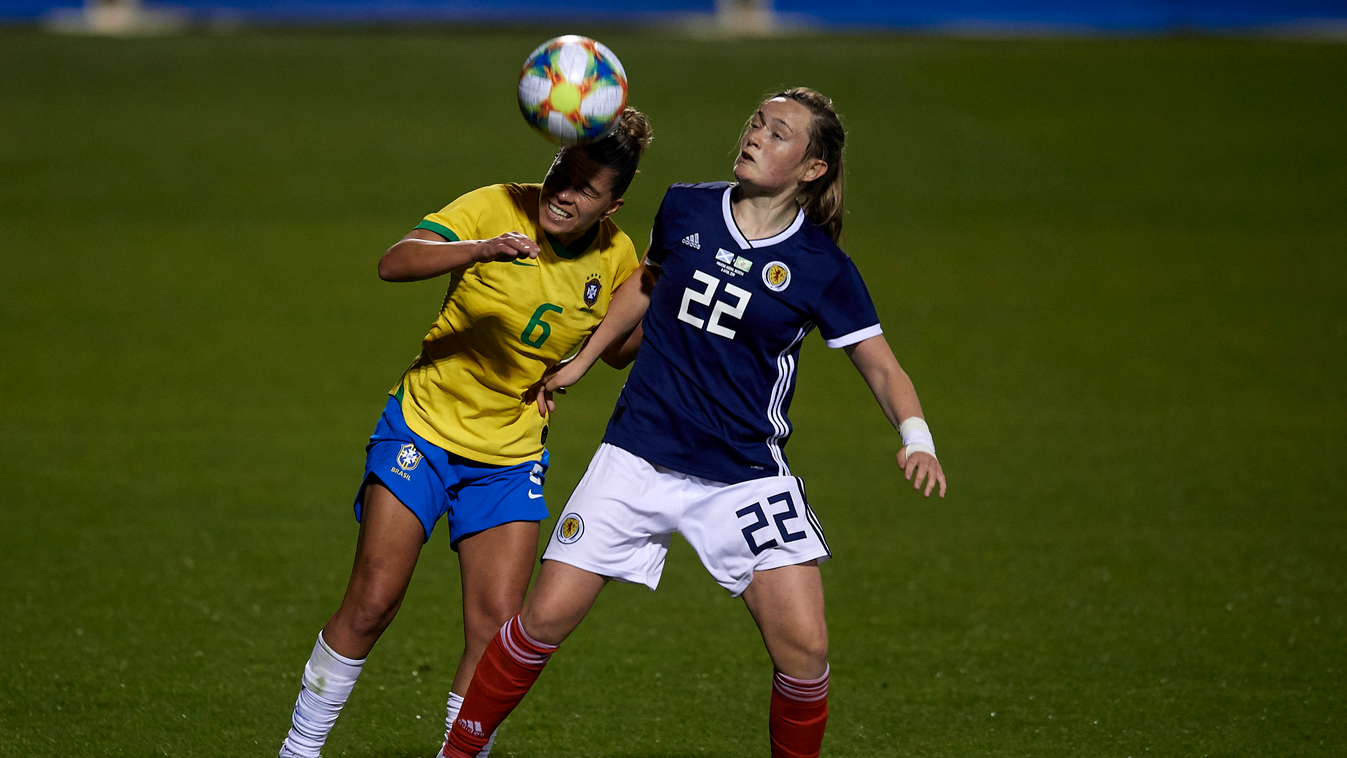 Scotland v Brazil - Women's International Friendly Brazil Scotland women International Friendly Erin Cuthbert Tamires Britto 
