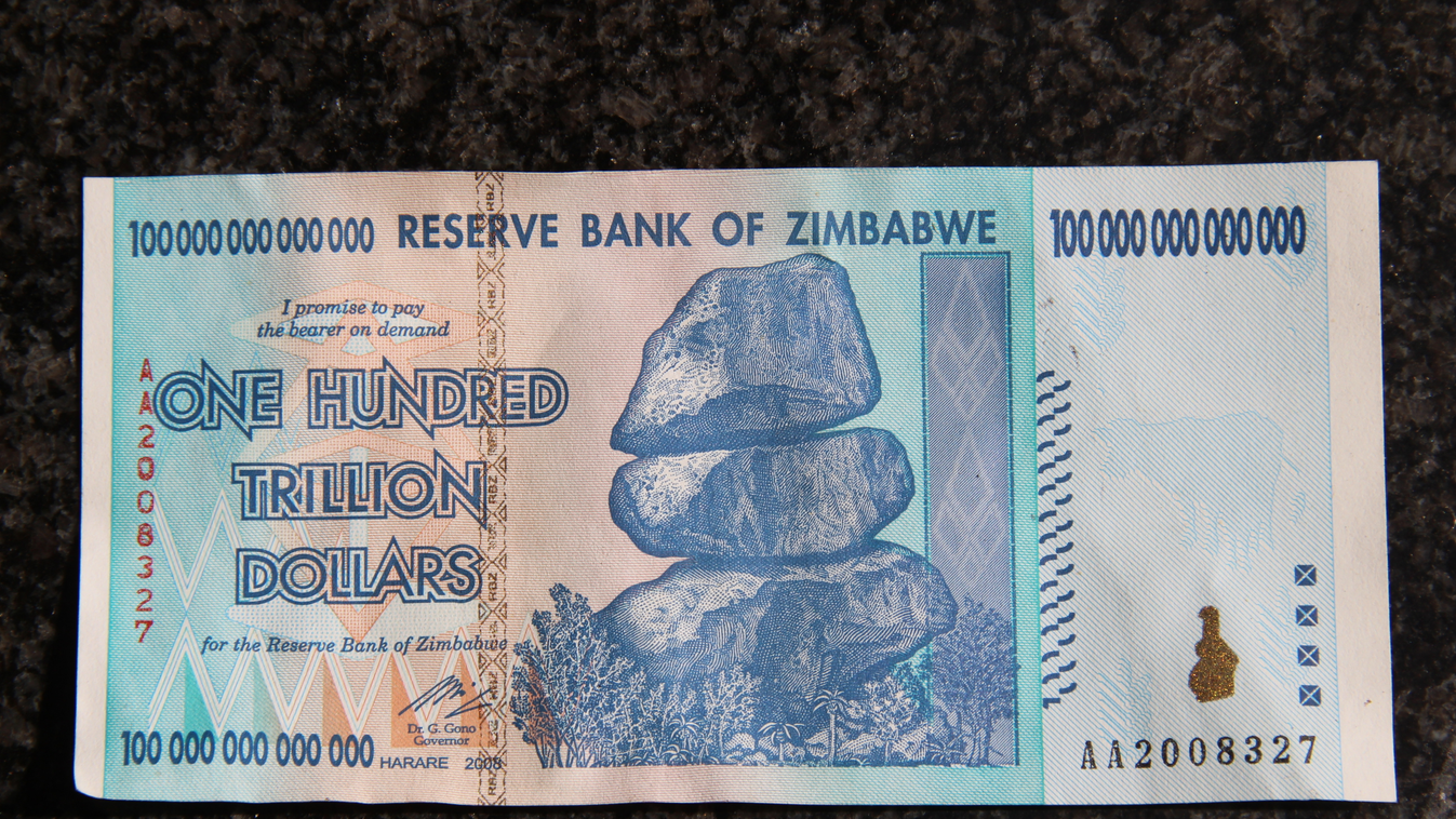 Banknotes from Zimbabwe SQUARE FORMAT 