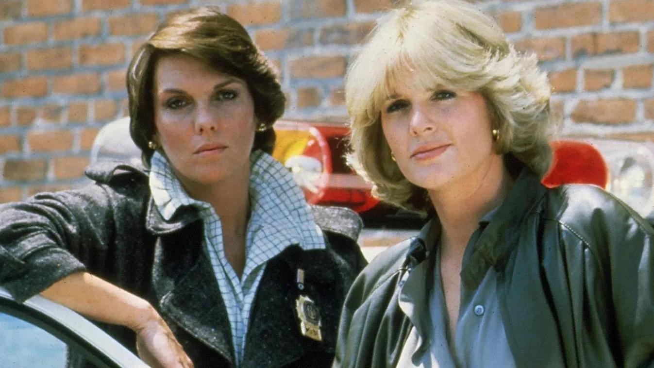 Tyne Daly, left, and Sharon Gless in the CBS series "Cagney & Lacey." 