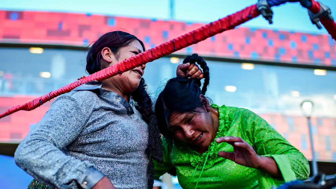 Bolíviai pankráció Cholitas 