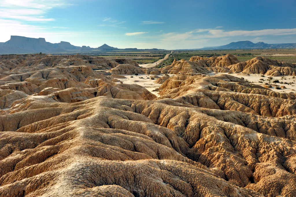 BARDENAS REALES, félsivatag, spanyolország, táj, homokkő, különleges 