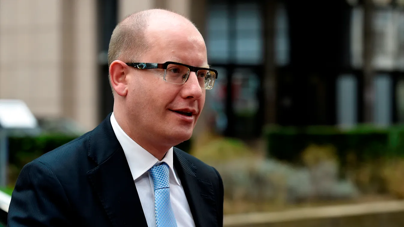 Czech Republic's Prime minister Bohuslav Sobotka arrives for an European Council summit on March 19, 2015 at the Council of the European Union (EU) Justus Lipsius building in Brussels. European leaders meet for a two-day summit likely to be dominated by G