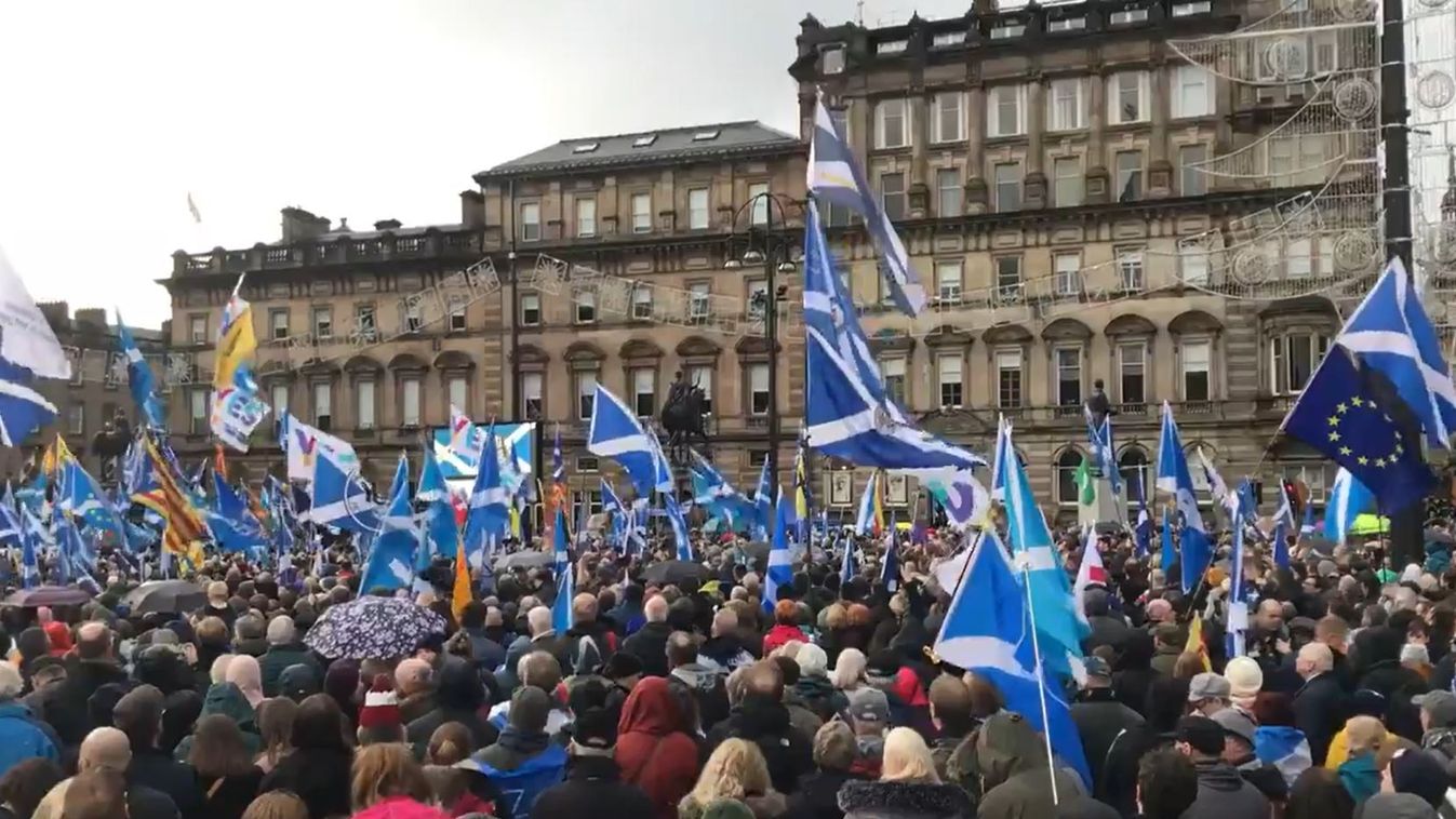 Skócia, tüntetés, függetlenség 