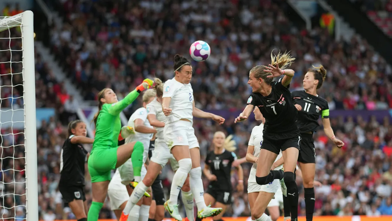 UEFA WOMEN'S EURO 2022: ENGLAND - AUSTRIA soccer EM Womenżs Euro 2022 women's soccer Engand Great Britain Manchester Old Trafford Horizontal FOOTBALL UEFA MATCH 