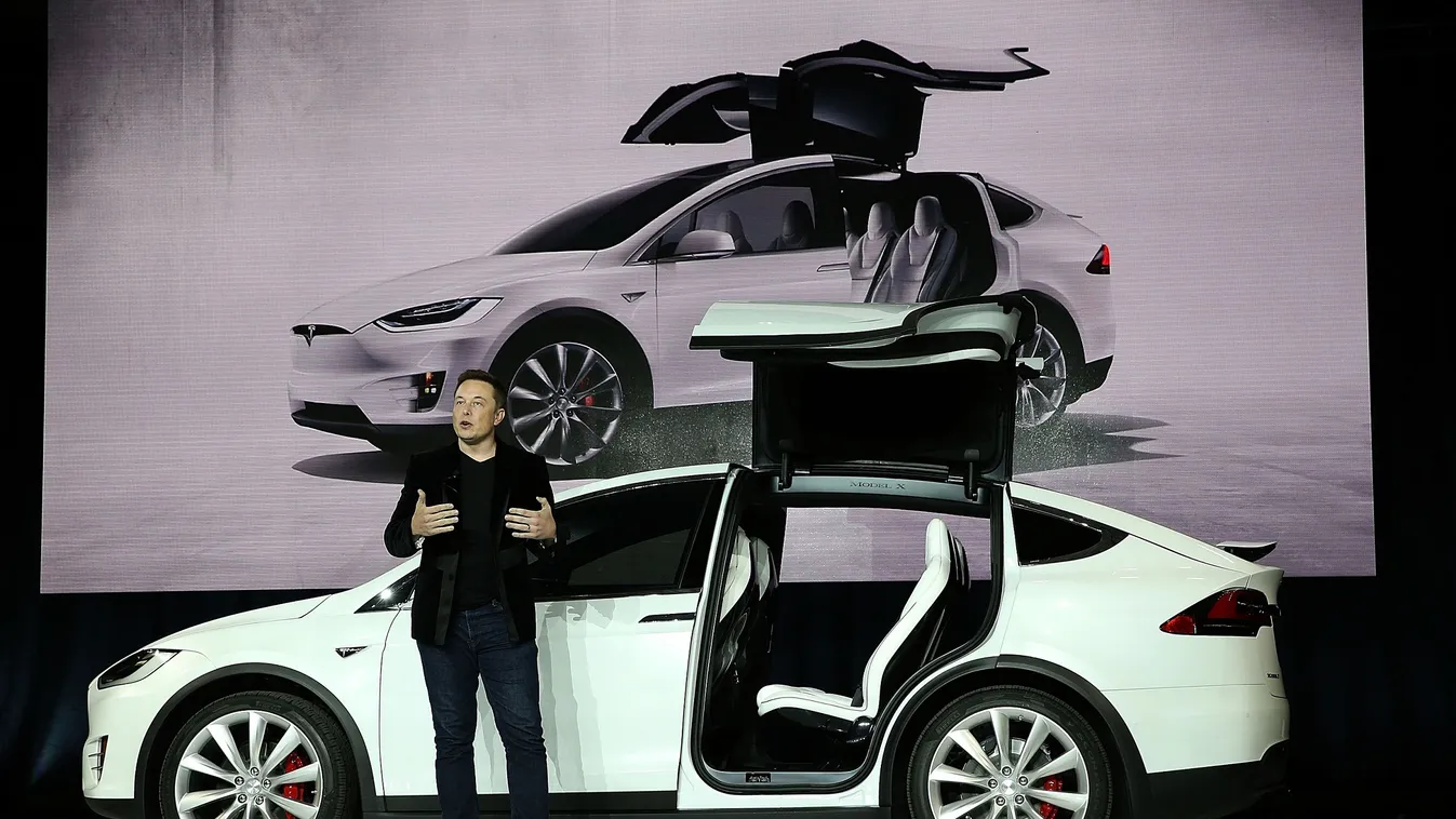 Tesla Debuts Its New Crossover SUV Model, Tesla X  2015 Elon Musk Crossover SUV Model 