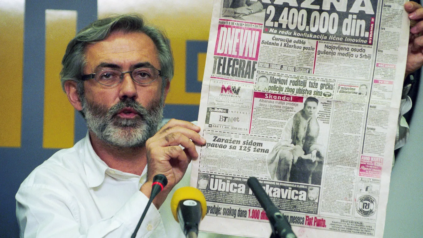 szerbia, politikai gyilkosság, a meggyilkolt újságíró: Slavko Curuvija 