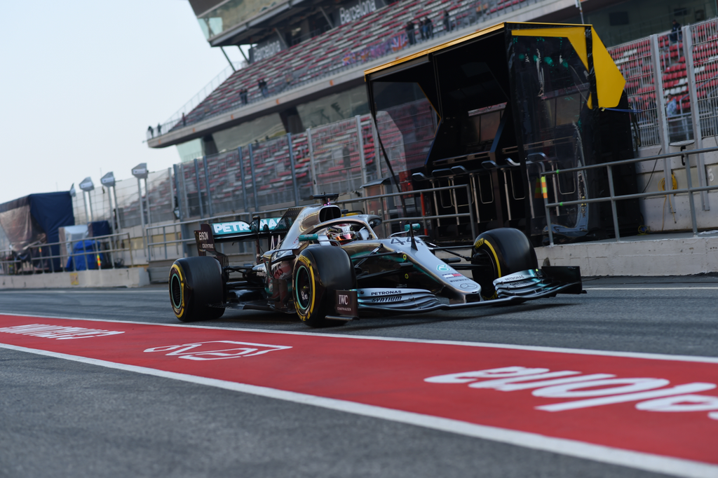 Forma-1, Lewis Hamilton, Mercedes-AMG Petronas, Barcelona teszt 4. nap 