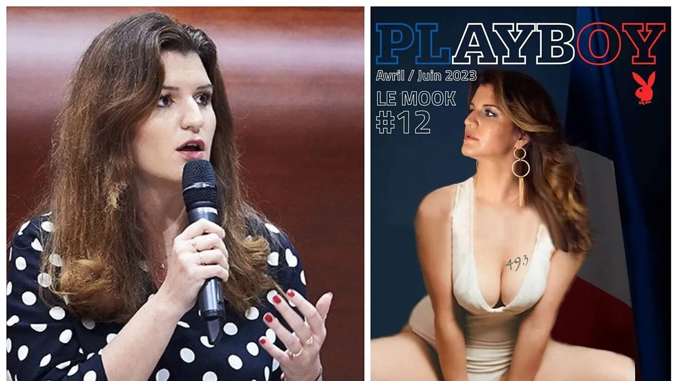 Playboy, Macron, címlap, Marlène Schiappa 