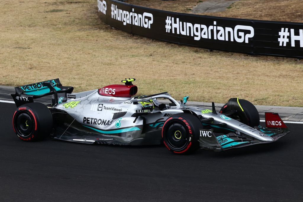 Forma-1, Lewis Hamilton, Mercedes, Magyar Nagydíj 2022, szombat 