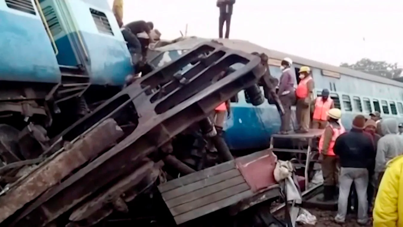Vonatbaleset Indiában 