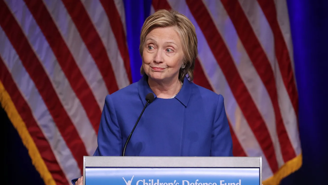 Hillary Clinton Honored At Children's Defense Fund Event GettyImageRank1 Delivery Beating HORIZONTAL USA Washington DC POLITICS Hillary Clinton ELECTION Nominee SECRETARY OF STATE Blocked Terms Photography Former Newseum Children's Defense Fund Politics a