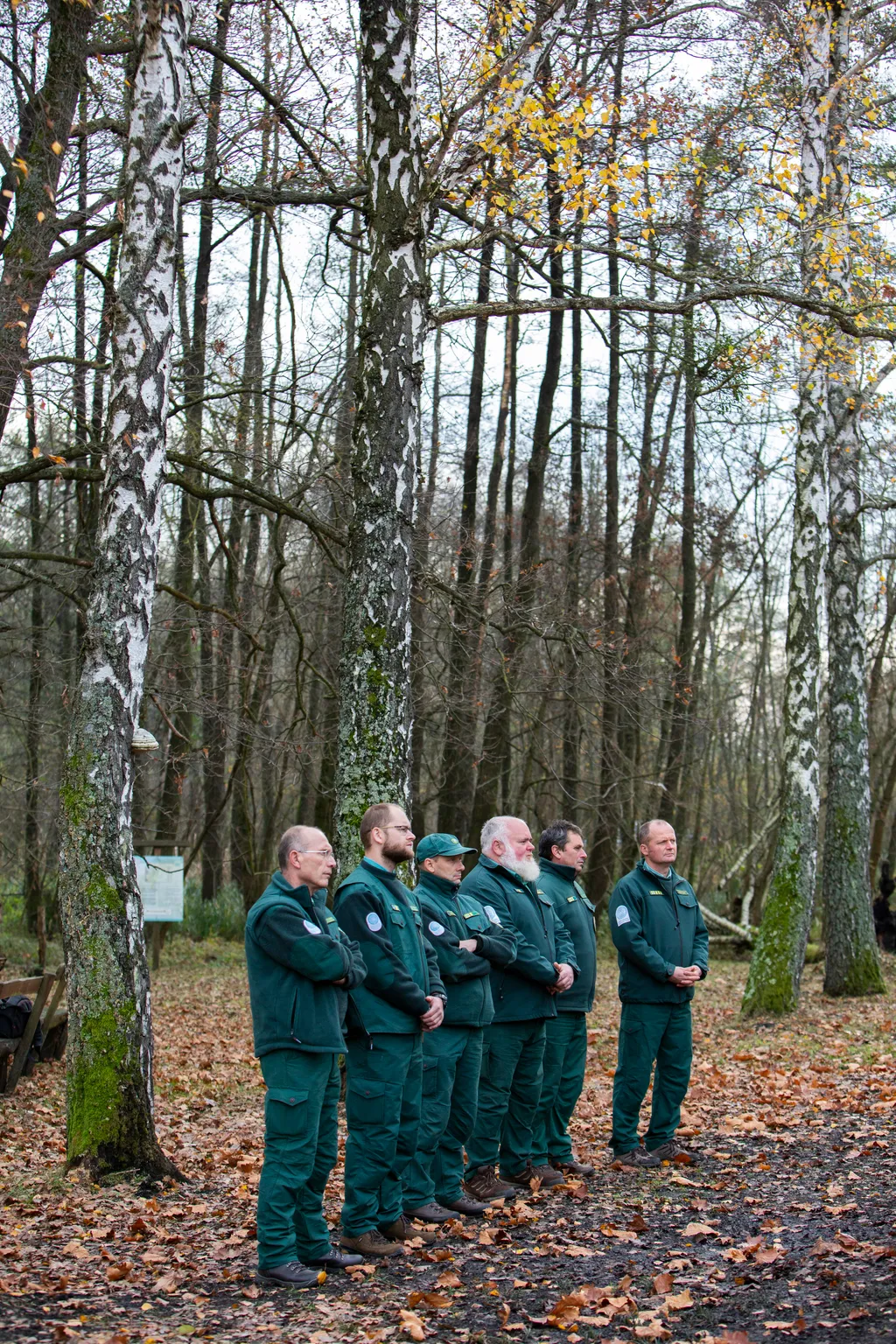 A Kis-Balatonnál lévő Diás-szigeti Fekete István-emlékhely Fenékpusztán az avatás napján, 2019. november 17-én. 