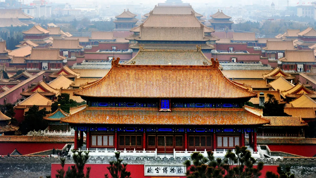 kastély, palota, épület, építészet, Tiltott Város, Peking, Kína 