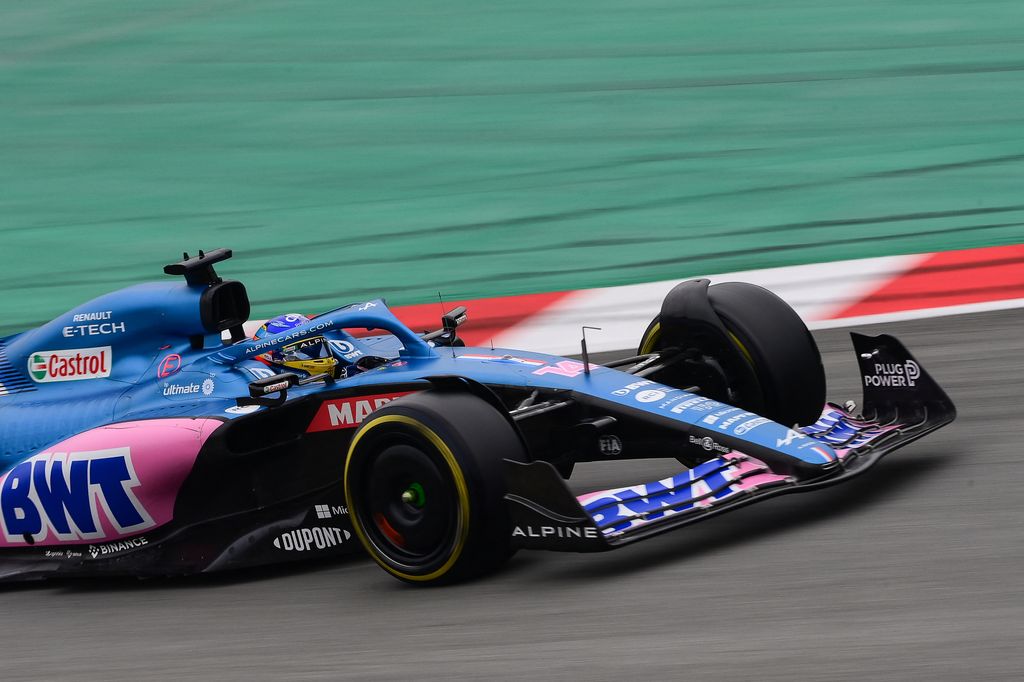 Forma-1, Barcelona tesztelés 3. nap, Fernando Alonso, Alpine 
