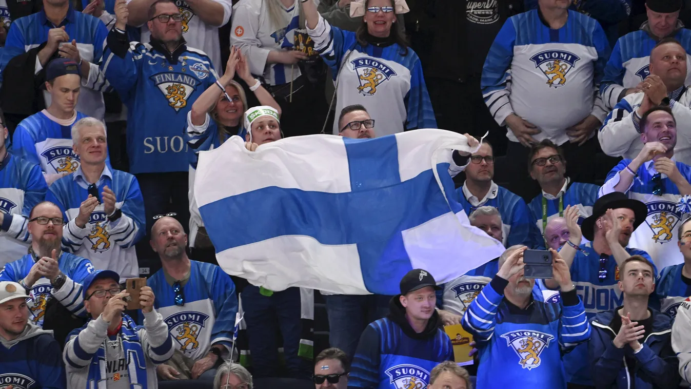 sports ice hockey world championships iihf Horizontal SPORTS FAN STAND FLAG FINLAND 