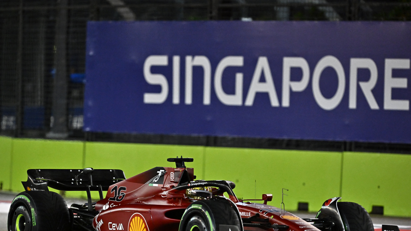 Forma-1, Charles Leclerc, Ferrari, Szingapúri Nagydíj 2022, szombat 