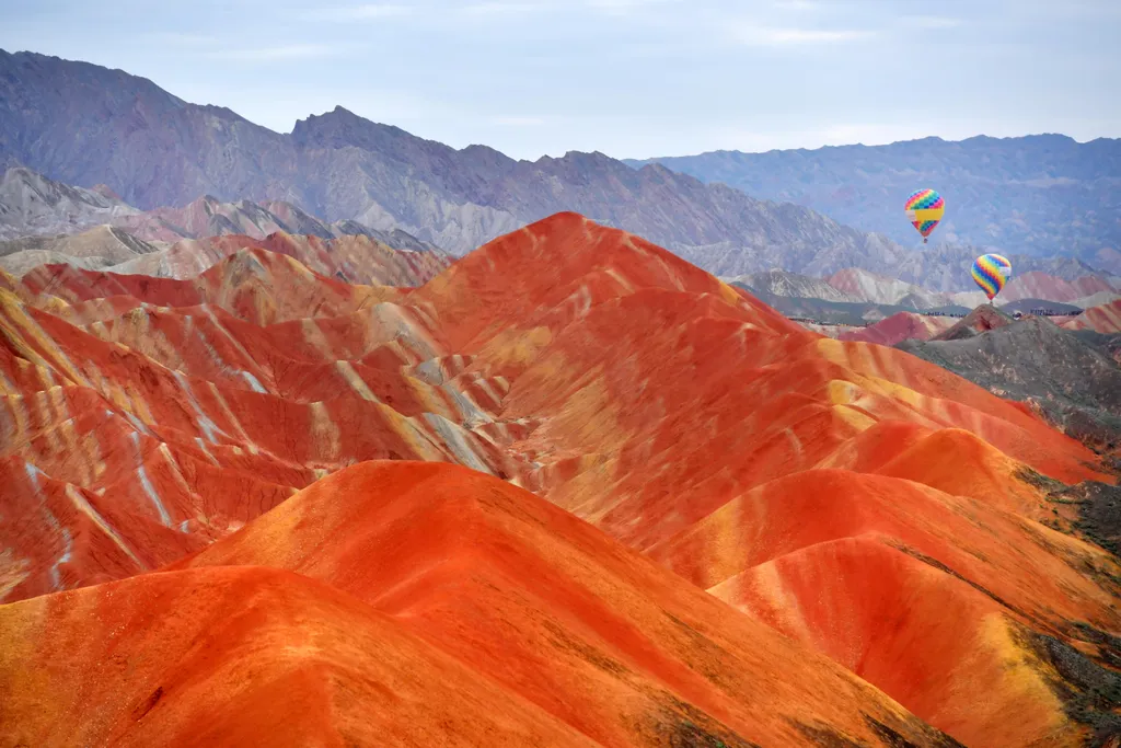 Chinese tourists damage ancient Danxia landform where dinosaurs roamed, post video to brag China Chinese Gansu Zhangye Danxia landform geological park tourist damage brag 