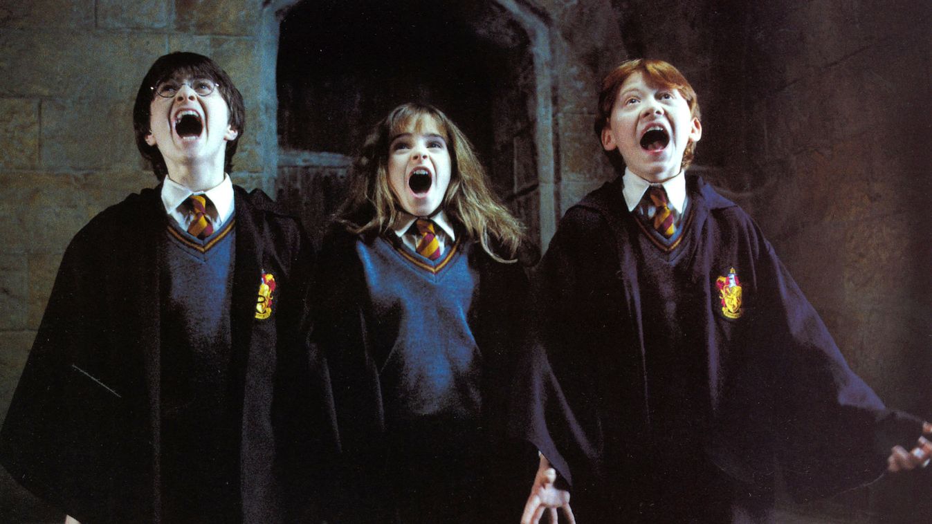 Harry Potter és a Bölcsek köve, Daniel Radcliffe, Rupert Grint, Emma Watson 