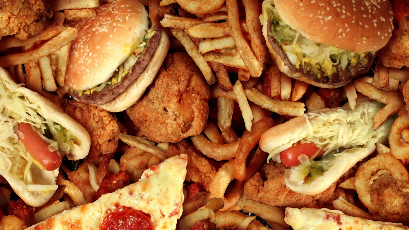 gyorsétel gyorsétterem pizza hamburger sültkurumpli egészségtelen életmód 
