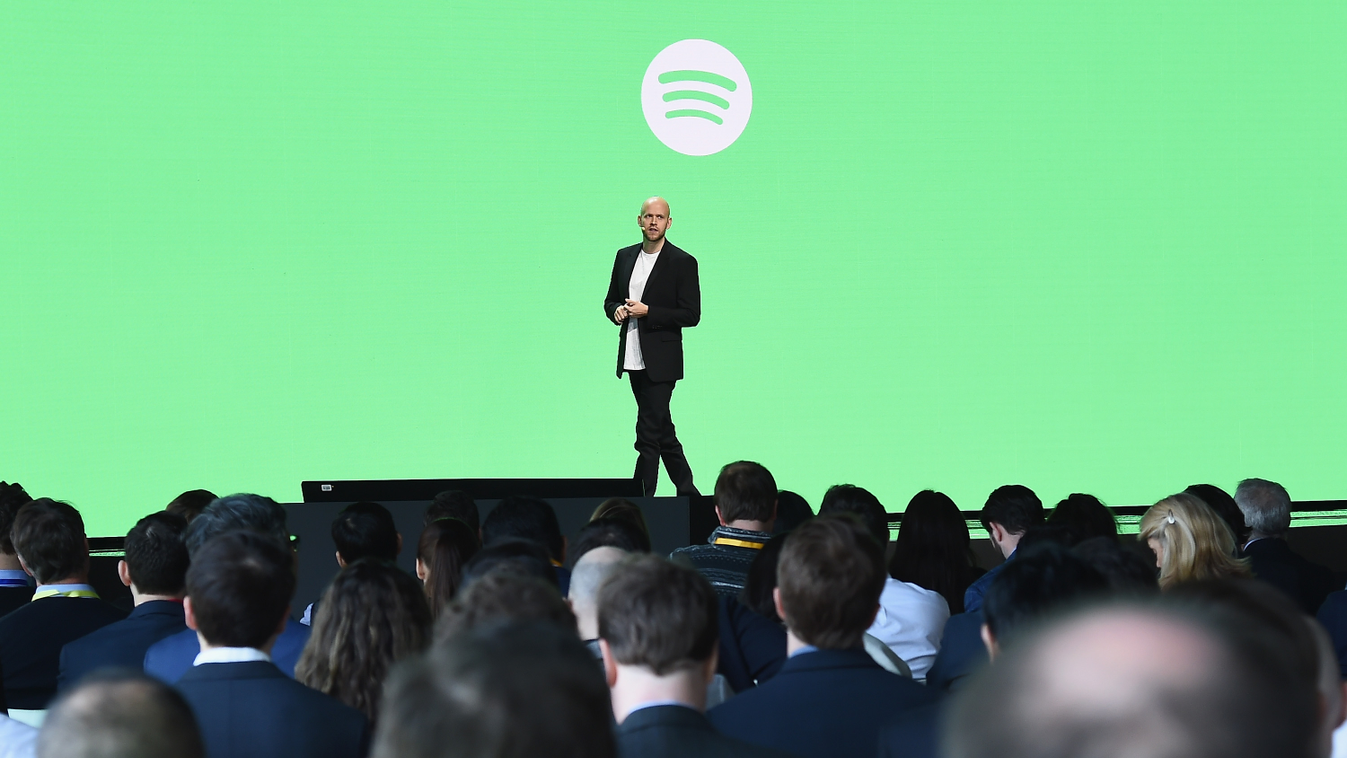 Spotify Investor Day Arts Culture and Entertainment NEW YORK, NY - MARCH 15:  Founder and Chief Executive Officer of Spotify Daniel Ek speaks onstage during Spotify Investor Day at Spring Studios on March 15, 2018 in New York City.  (Photo by Ilya S. Save