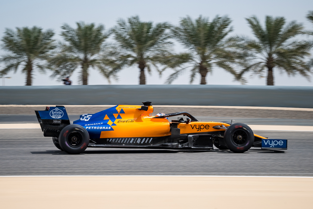 Forma-1, Carlos Sainz, McLaren Racing, Bahrein teszt 
