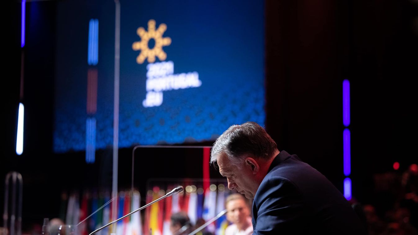 Orbán Viktor EU-csúcs Portó 