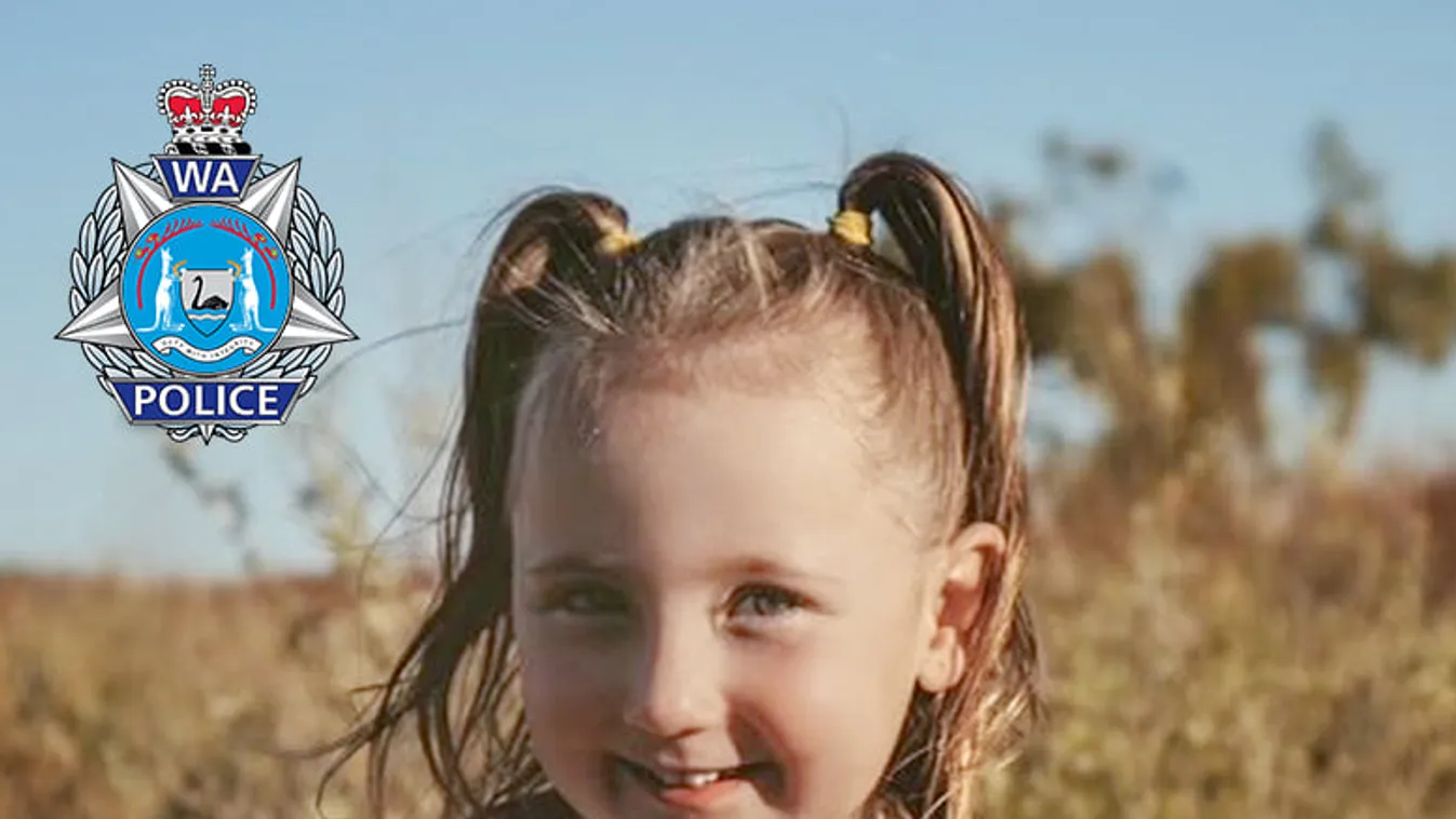 Ausztrália, eltűnt kislány, eltűnt gyerek, Cleo Smith 