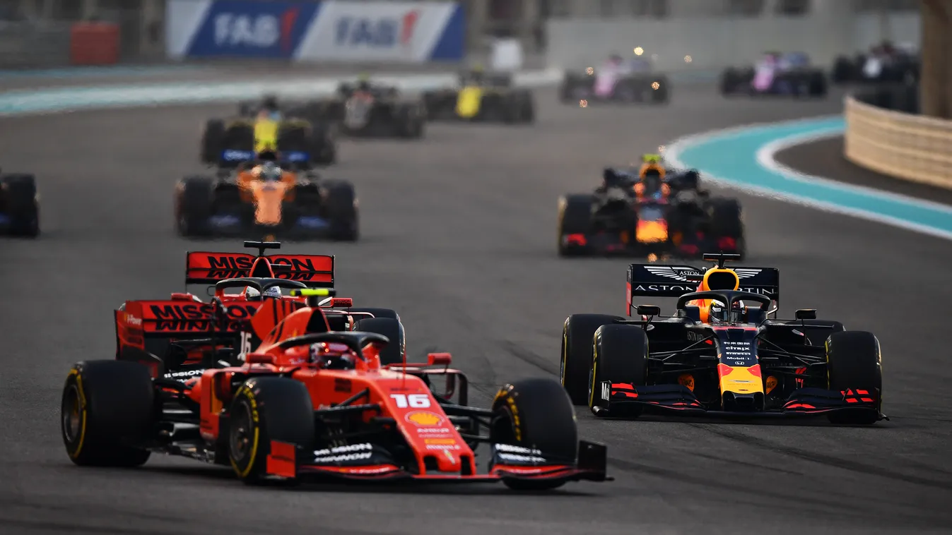 Forma-1, Abu-dzabi Nagydíj, Leclerc, Verstappen, Ferrari, Red Bull 