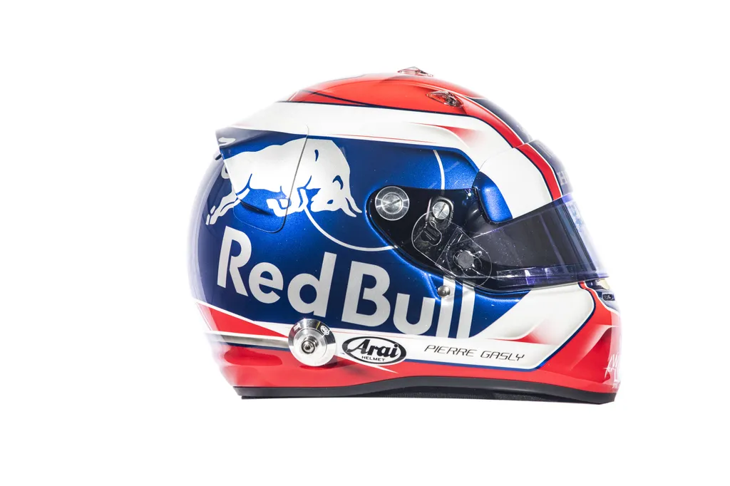 Forma-1, Pierre Gasly, Scuderia Toro Rosso, bukósisak 