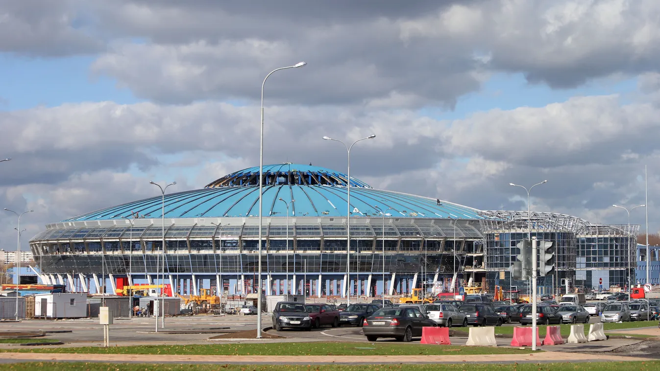 Preparing for World Hockey Championship in Minsk symbols talisman city​​ Chizhovka Arena HORIZONTAL 